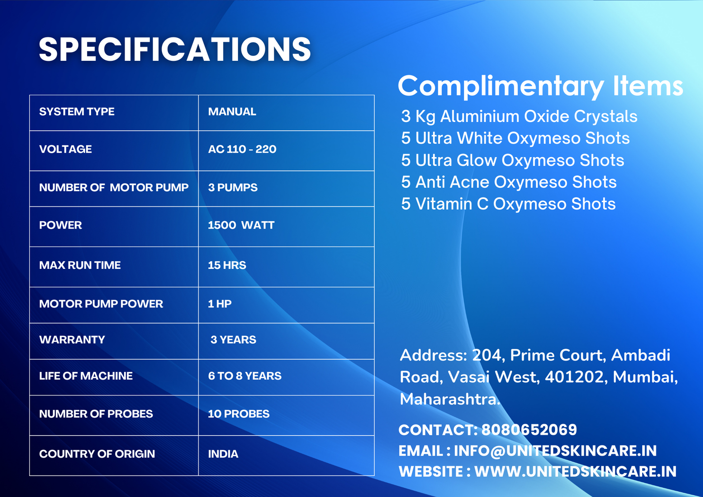 Dermaluxe Lite Hydro Facial 10 in one | Complete Medifacial Solution | 3 years replacement guarantee | Hydro Facial | Made In India