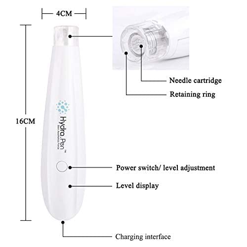 Hydra Pen H2 Microneedling Pen Automatic Serum Applicator Hydrapen Skin Care Tool for Home Personal Use with needles
