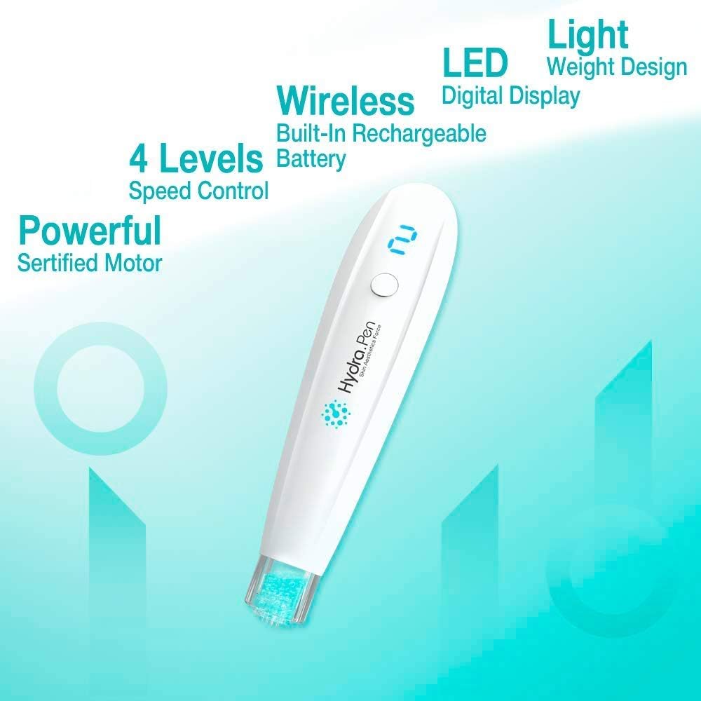 Hydra Pen H2 Microneedling Pen Automatic Serum Applicator Hydrapen Skin Care Tool for Home Personal Use with needles