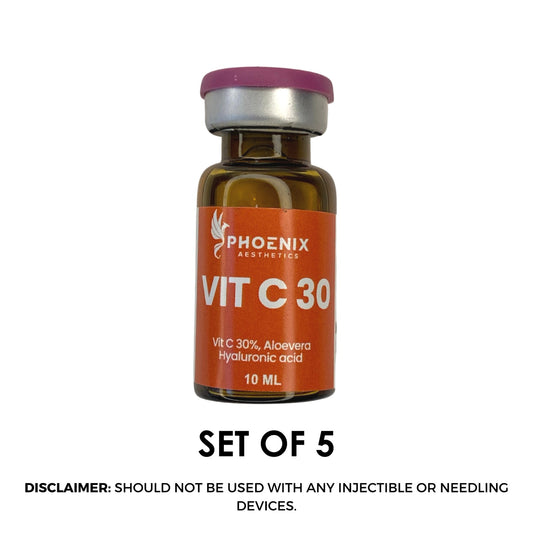 Vitamin C Oxy Meso Shots (Set of 5) | Meso Electroporation Solutions | Vitamin C, Alovera, Hyaluronic Acid Solution