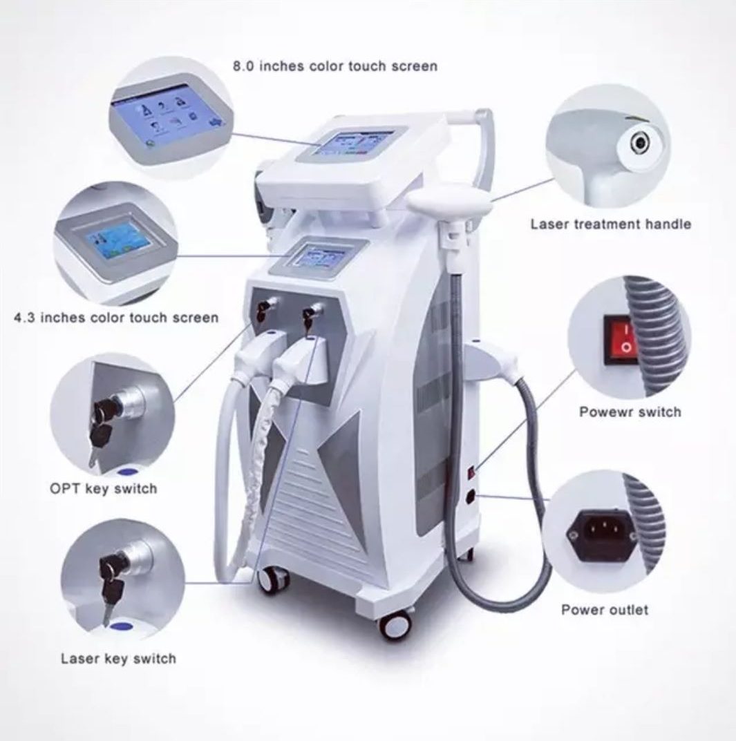 IPL 3 in 1 Laser Machine | IPL ND YAG Laser RF Machine