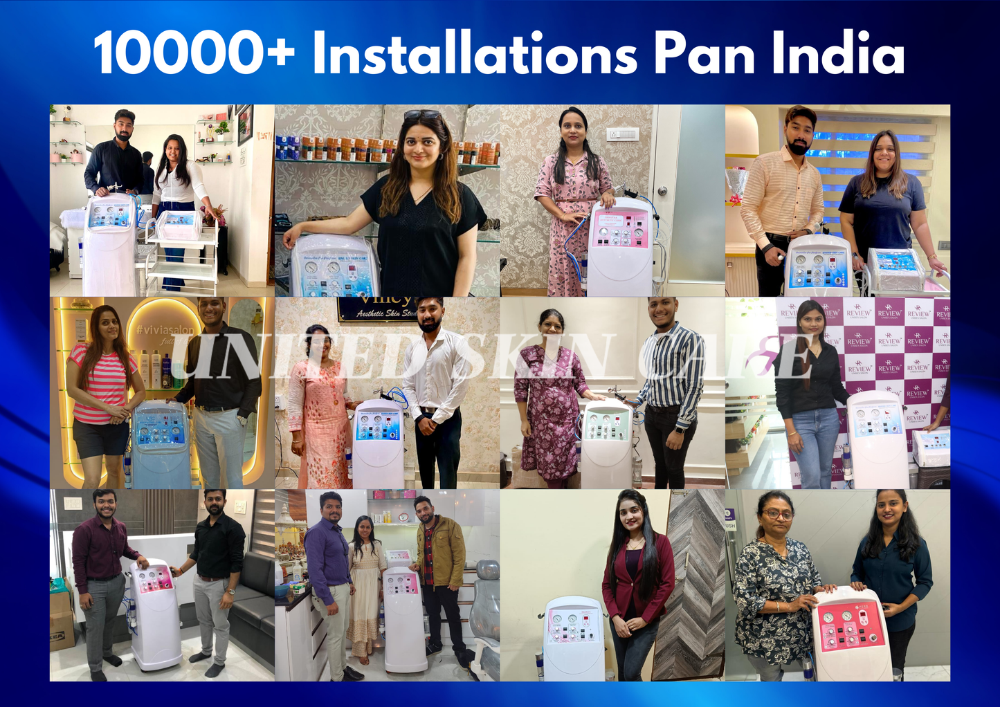 Hydraluxe 10 in One | 2 Years Warranty | Hydra Facial, Radio Frequency, Micro Dermabrasion, Oxy Jet Peel