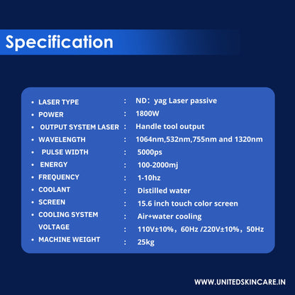 Quantus Stella Lite QSWITCH NDYAG Laser