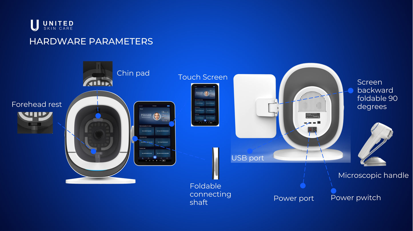 Quantus Vision Pro | AI Intelligent Skin & Hair Analyser
