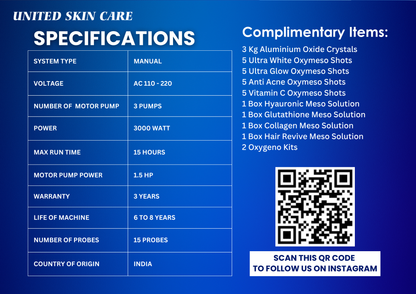 Dermaluxe Ultra 17 in One Hydra Facial | Made in India | 3 Years Warranty | Advanced Medifacial System