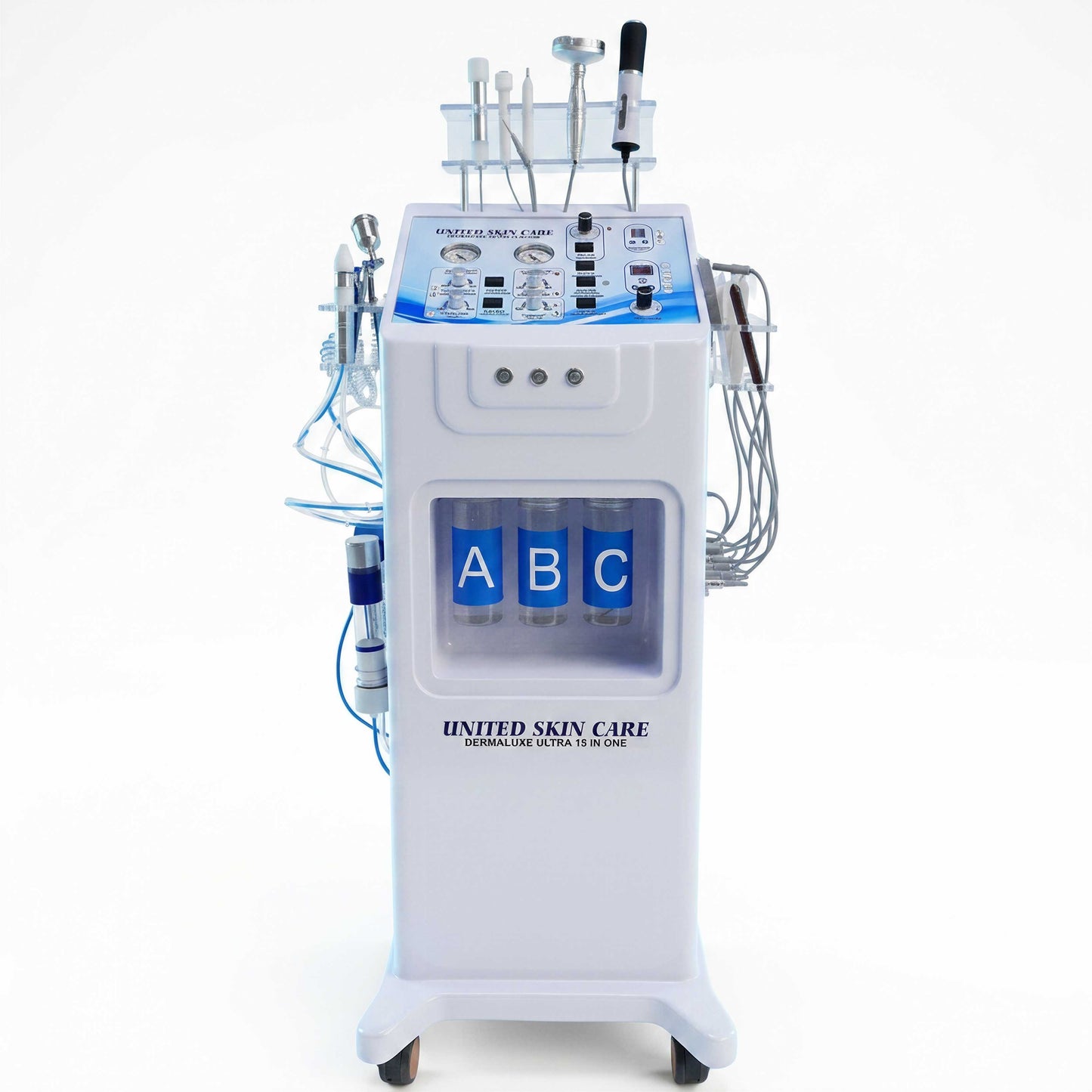 Dermaluxe Ultra Hydra Facial 15 in One | 3 Year Warranty | Made in India | Hydro Facial Dermabrasion Radio Frequency Meso Electroporation Oxygeneo