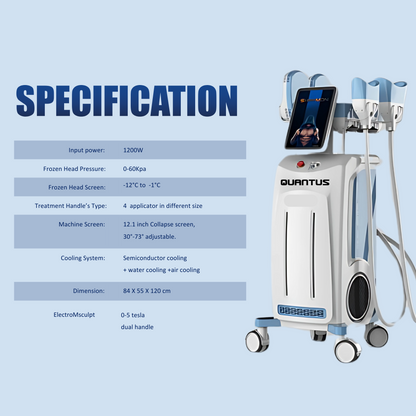 Quantus Cryosculpt 4D | Cryolipolysis with EM Sculpt