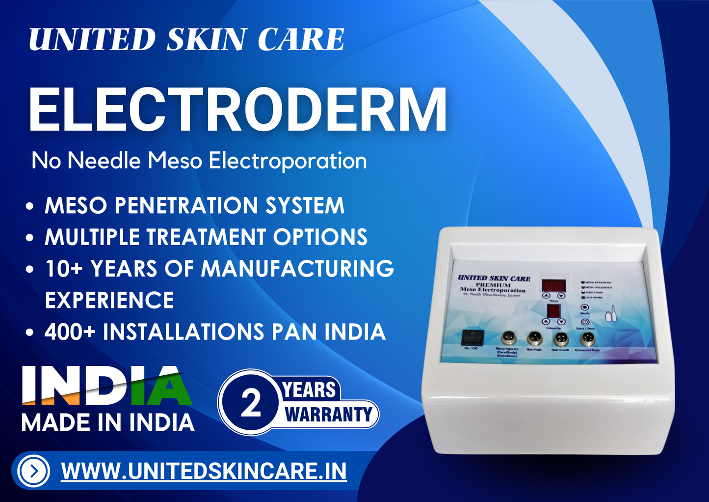 Meso Electroporation | Mesotherapy Machine Made In India |