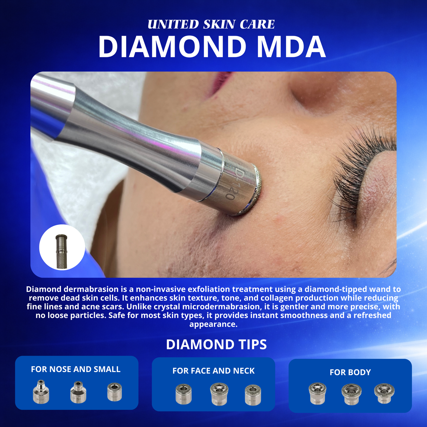 Diamond Microdermabrasion Machine -Made In India –2 year Warranty-Professional Suction Dermabrasion Device for Facial Skin Care | Deep Exfoliation, Blackhead Removal, Skin Rejuvenation Tool for Home & Clinic Use + 9 Skin Care Tips