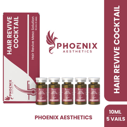Hair Cocktail | HAIR Meso REVIVE BOOSTER AMPULE | MCCM HAIR COCKTAILS | HAIR REGROWTH SOLUTIONS (10ML * 5 VIALS)