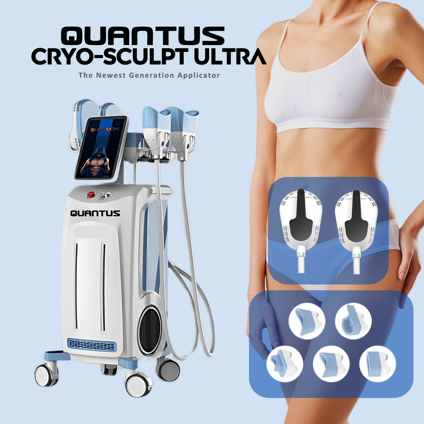 Quantus Cryosculpt 4D | Cryolipolysis with EM Sculpt