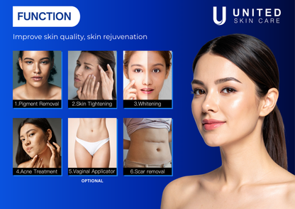 Quantus Ultra Beam CO2 Fractional Laser Machine | 60W True Power | 10600nm UltraPulse | Skin Resurfacing, Acne Scars, Pigment & Scar Removal | FDA & CE Approved | United Skin Care