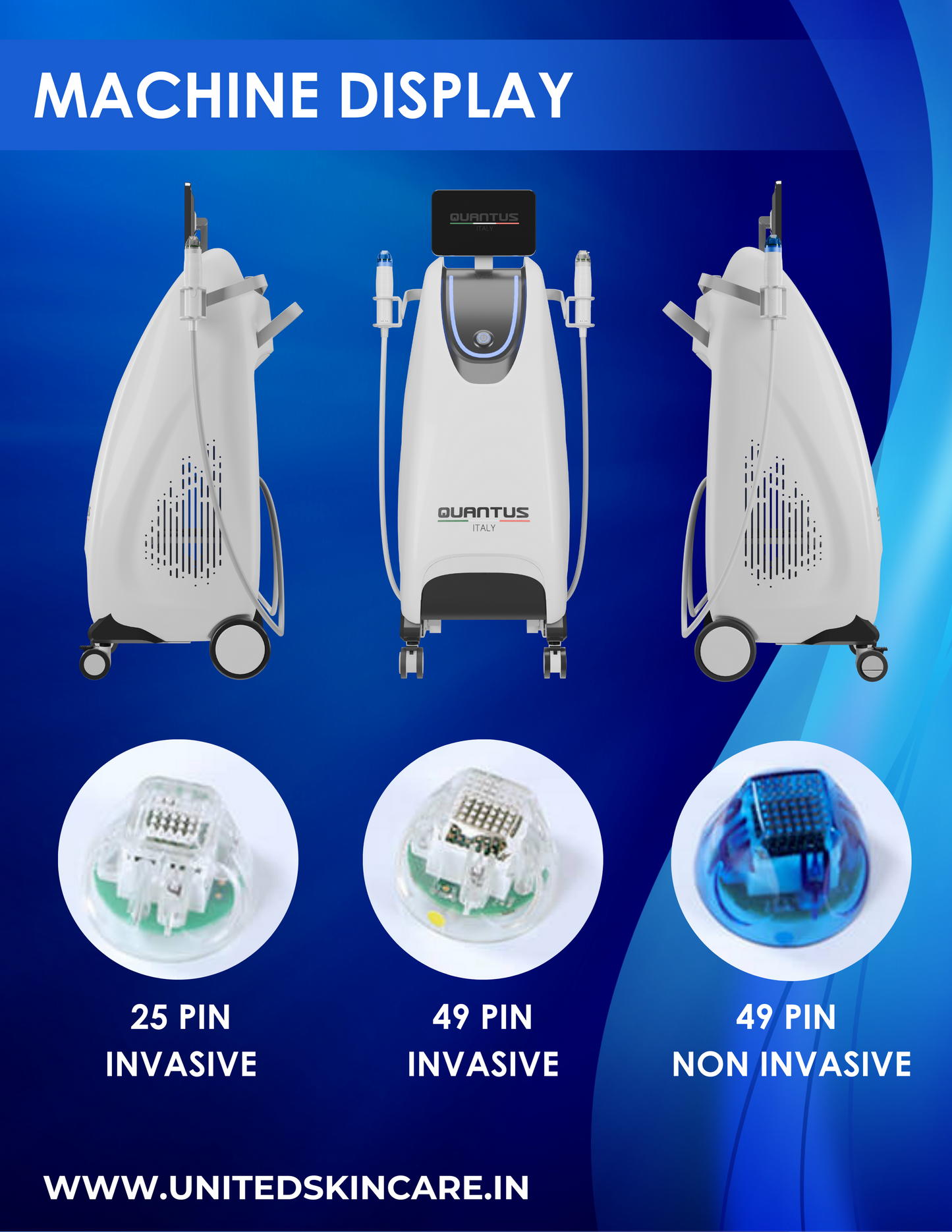 MAGNUS RF 5 MHZ Machine Quantus ITALY Microneedling Radio Frequency Machine