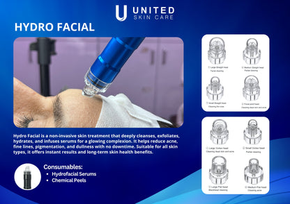 Dermaluxe Pro Hydra Facial 12 In One | Hydra facial | Crystal Dermabrasion | Diamond Dermabrasion | Made In India 3 years replacement guarantee | Alice Bubble Machine