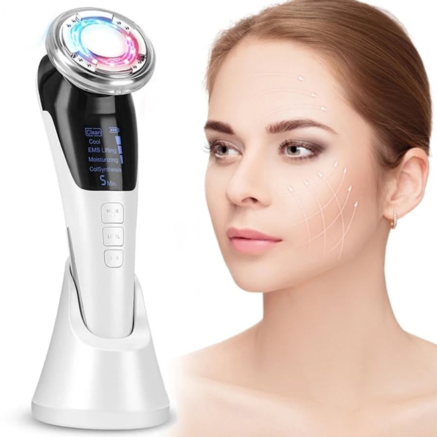 5 in One Hot & Cold Device | EMS, Anti-Aging, Rejuvenation, Micro-Vibration & Deep Cleansing |
