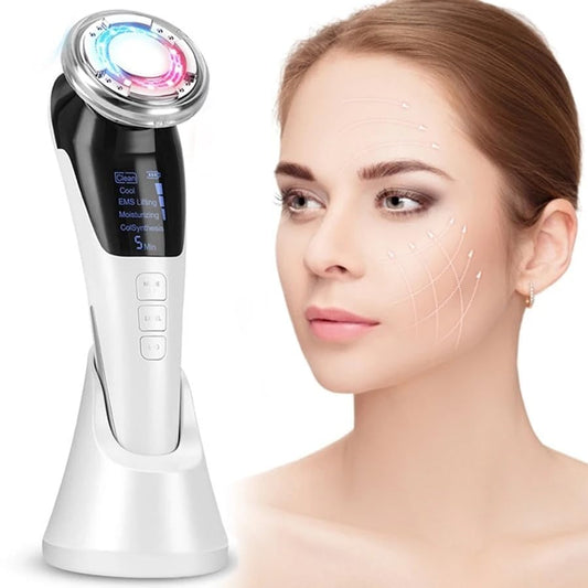 5 in One Hot & Cold Device | EMS, Anti-Aging, Rejuvenation, Micro-Vibration & Deep Cleansing |