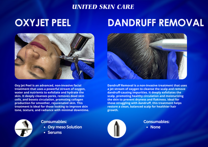 HydraLuxe 5 in One Hydra Facial |Crystal & Diamond MDA | Oxy Jet Spray | Hydro Facial MDA | Dandruff Exfoliator | 2 Years Replacement Warranty