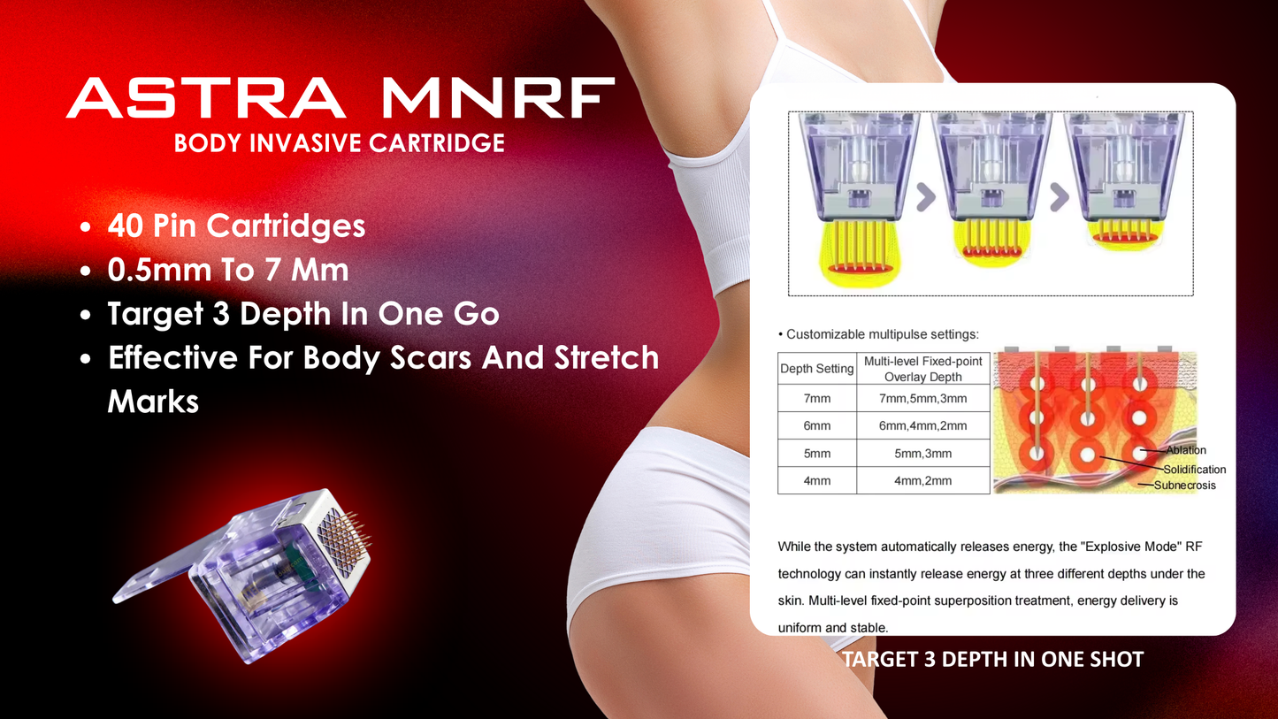 Quantus Astra MNRF | 7 mm Depth | 3.5 MHz | Invasive and Non-Invasive