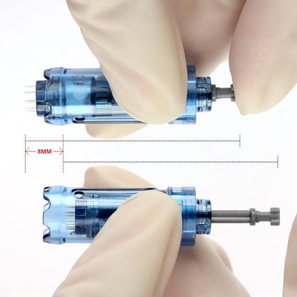 A11 Nano Needle Microneedling Cartridge for Derma Pen (Pack of 10) – Nano Tips for Serum Infusion, Skin Glow Sensitive Areas