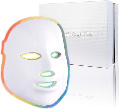 LED FACE MASK FOR LIGHT THERAPY 7 Color LED Mask Photon Light Skin Rejuvenation Therapy