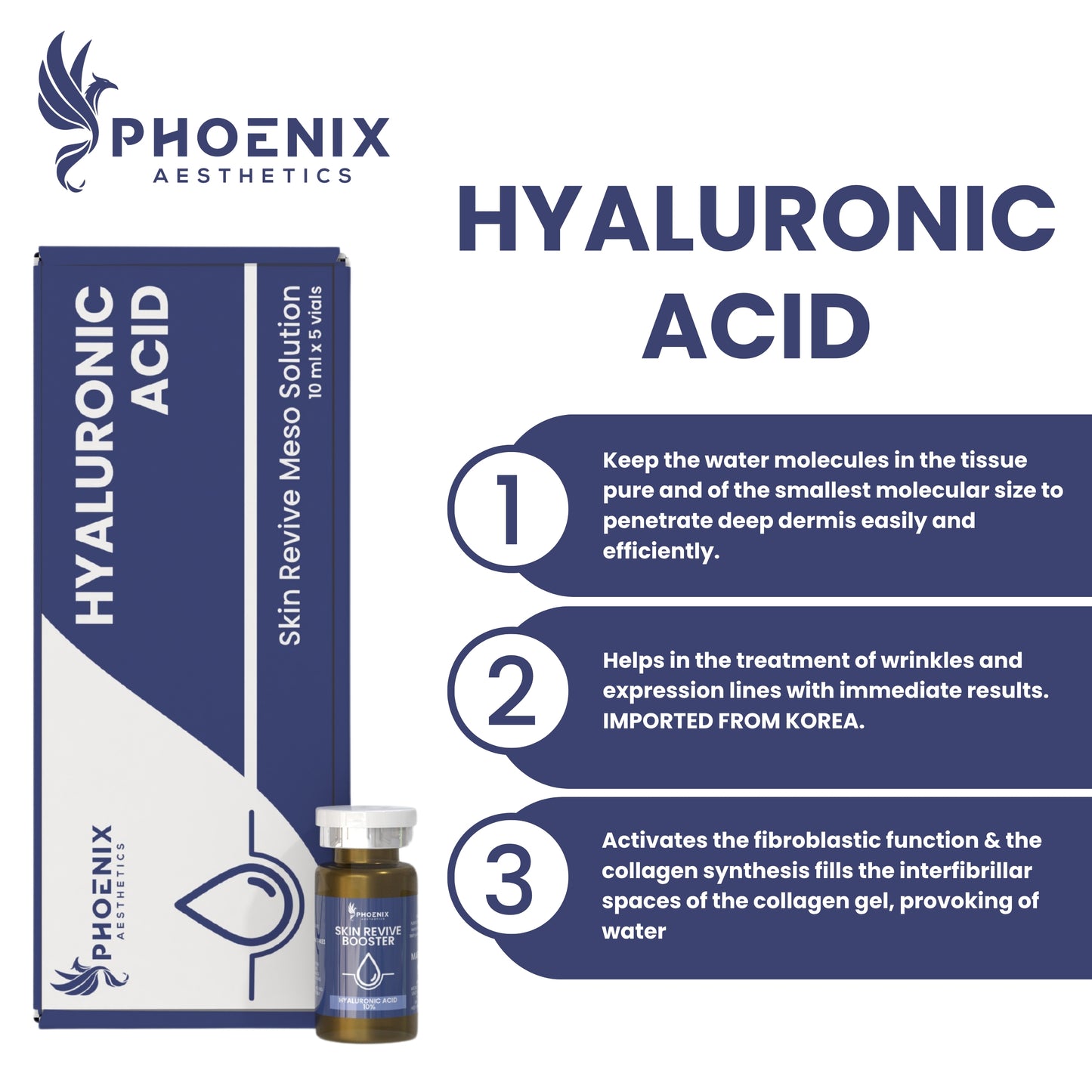 Hyaluronic 10% Meso Solution Skin Revive Booster for scars open pores hydration | Micro needling Meso Electroporation