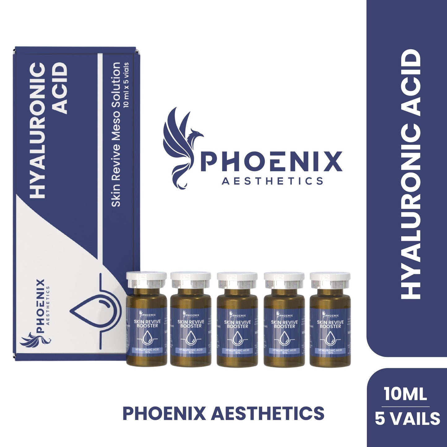 Hyaluronic 10% Meso Solution Skin Revive Booster for scars open pores hydration