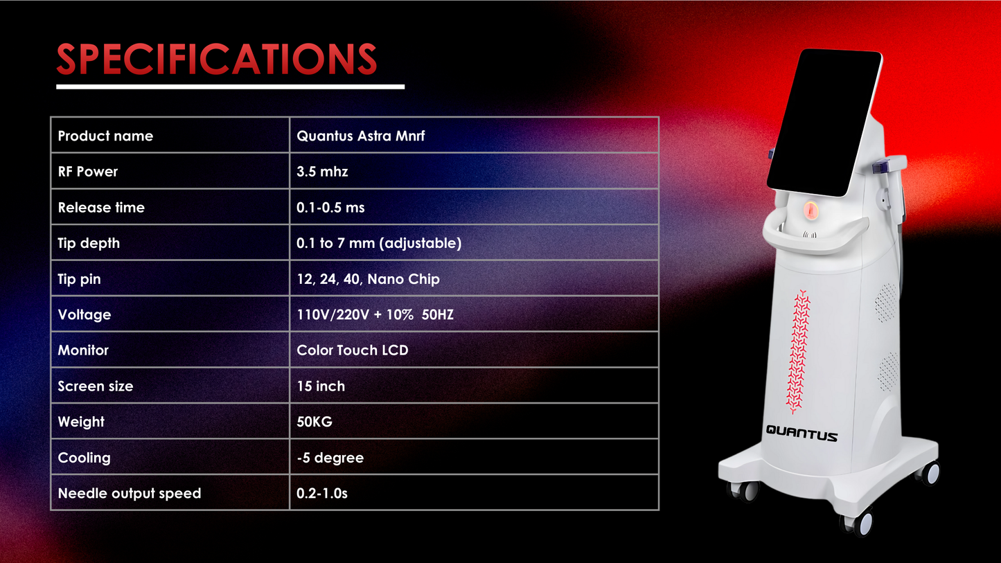 Quantus Astra MNRF | 7 mm Depth | 3.5 MHz | Invasive and Non-Invasive