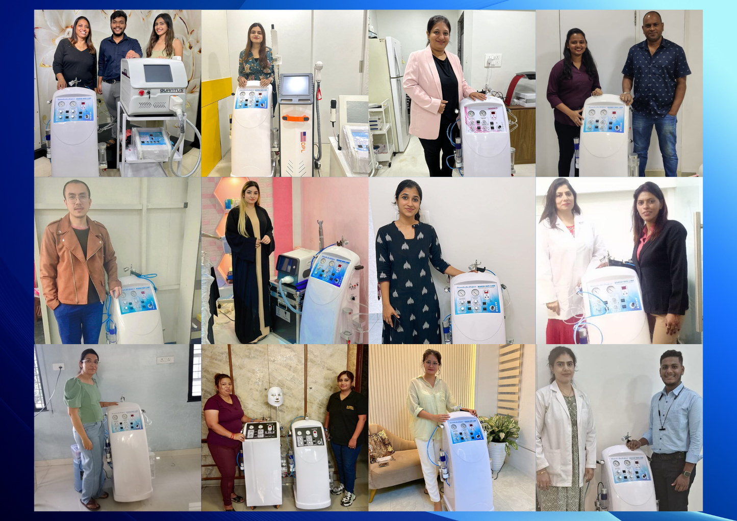 Dermaluxe Pro Hydro Facial 12 In One | Hydro facial | Crystal Dermabrasion | Diamond Dermabrasion | Made In India 3 years replacement guarantee | Alice Bubble Machine