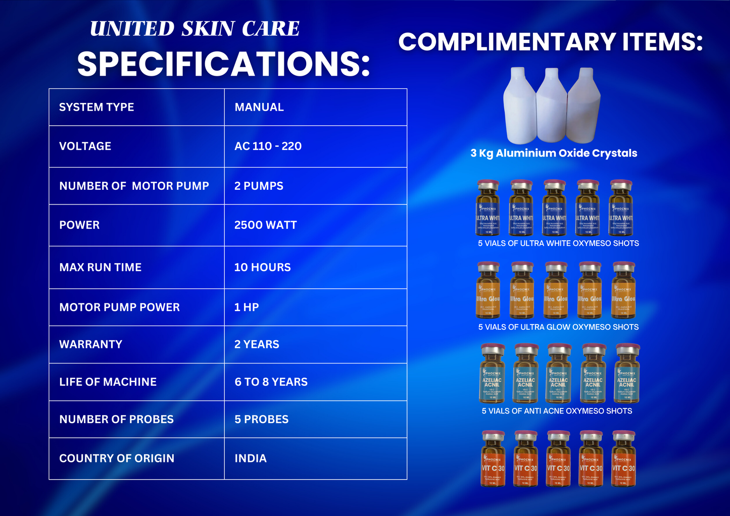 HydraLuxe 5 in one |Crystal & Diamond MDA | Oxy Jet Spray | Hydro Facial MDA | Dandruff Exfoliator | 2 Years Replacement Warranty