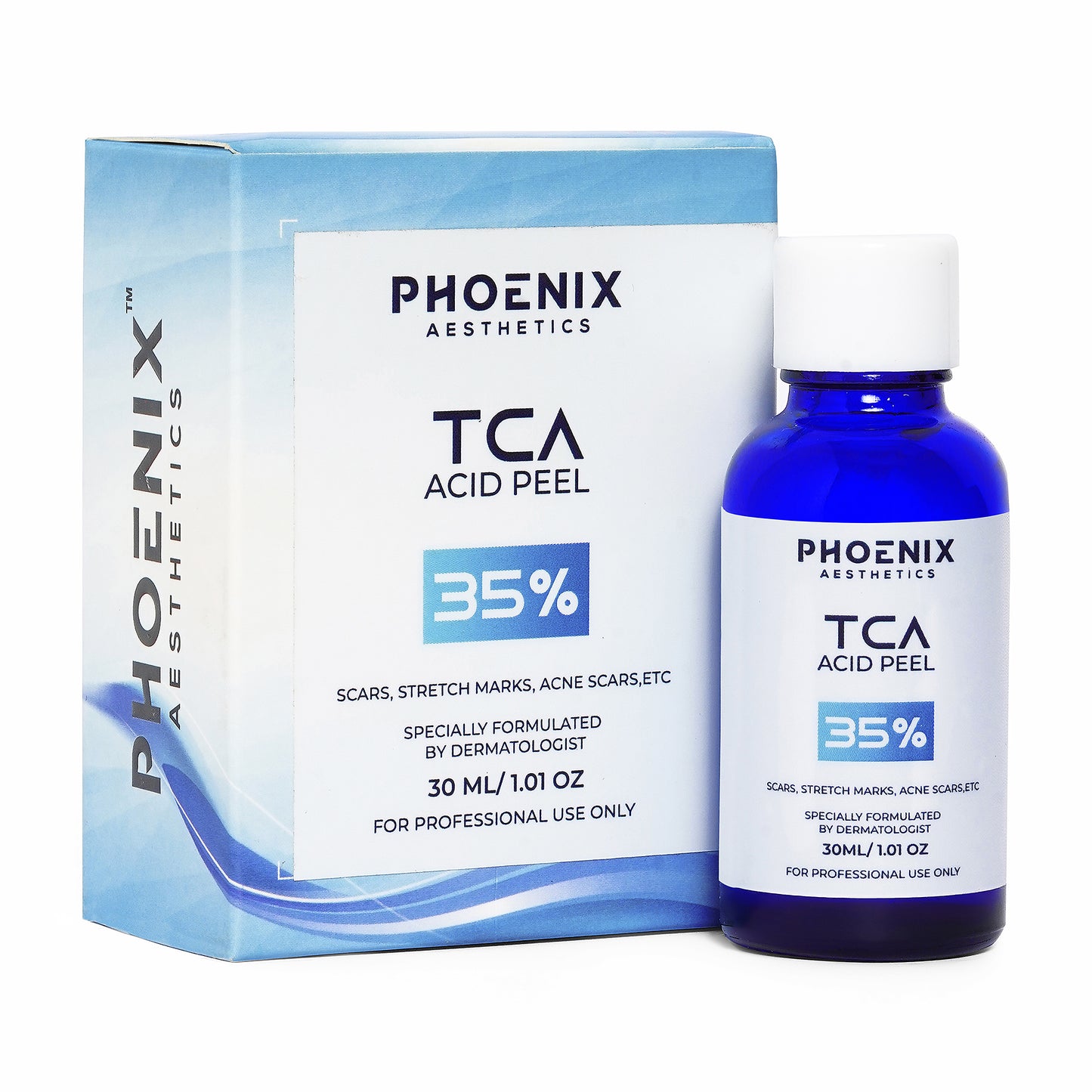 TCA Peel 35% – Professional Medium-Depth Trichloroacetic Acid Exfoliating Rejuvenating Chemical Peel (30 ml)