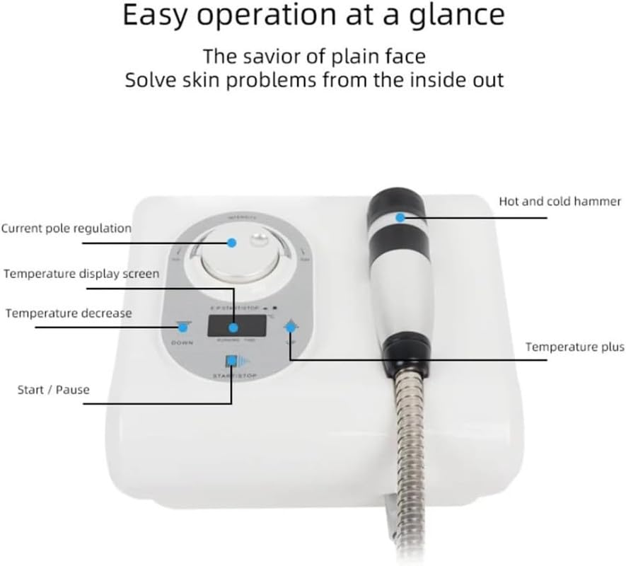 Dcool Skin Cool Hot+Cold Meso Electroporation Machine
