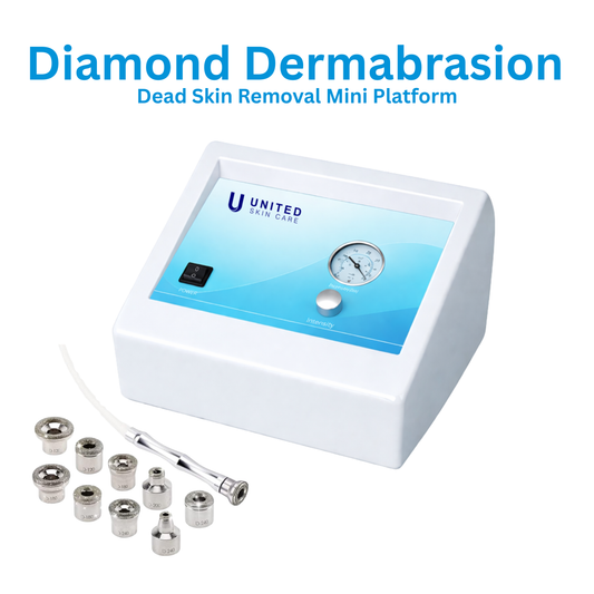 Diamond Microdermabrasion Machine -Made In India –2 year Warranty-Professional Suction Dermabrasion Device for Facial Skin Care | Deep Exfoliation, Blackhead Removal, Skin Rejuvenation Tool for Home & Clinic Use + 9 Skin Care Tips