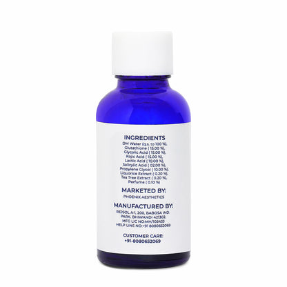 GLUTATHIONE PEEL – Antioxidant Brightening Rejuvenating Chemical Peel (30 ml)