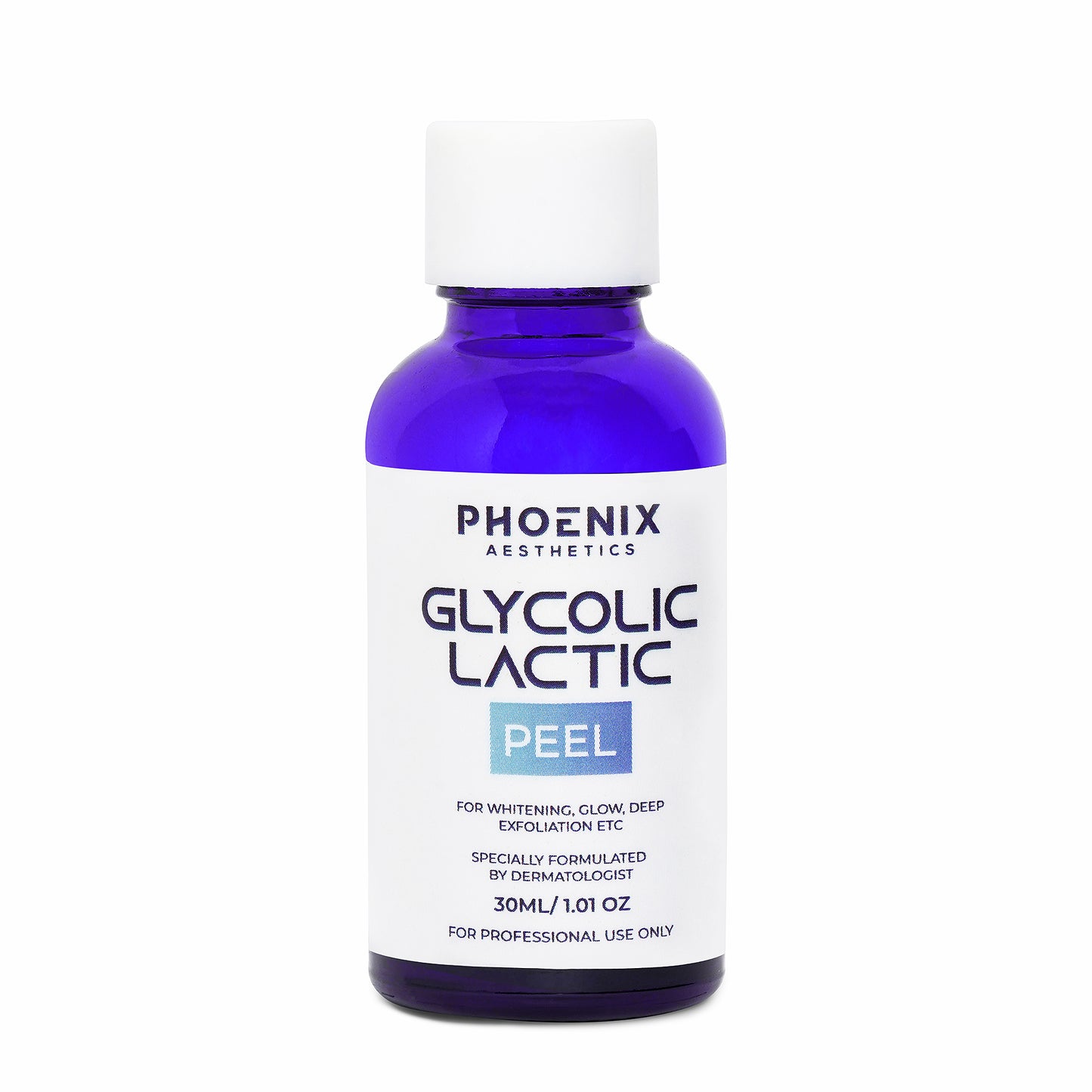 GLYCOLIC LACTIC PEEL – Dual AHA Exfoliating Brightening Chemical Peel (30 ml)