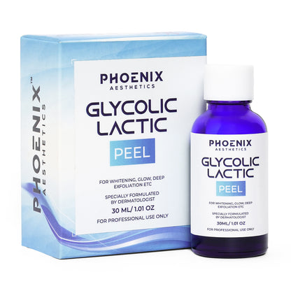 GLYCOLIC LACTIC PEEL – Dual AHA Exfoliating Brightening Chemical Peel (30 ml)