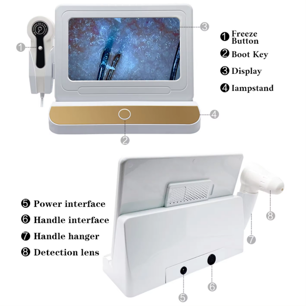 USC Professional Hair & Scalp Analyzer – HD Follicle Detection System