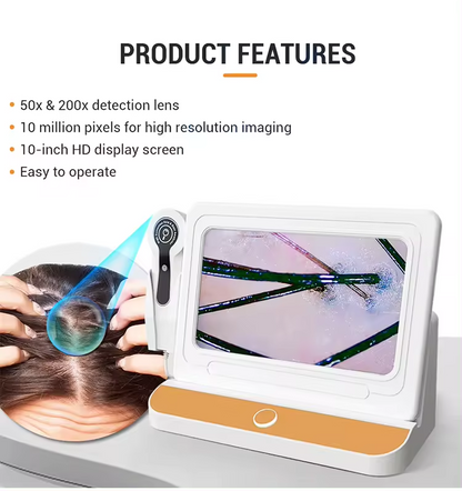USC Professional Hair & Scalp Analyzer – HD Follicle Detection System