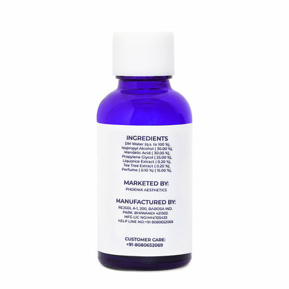 MANDELIC PEEL 30% – Professional AHA Exfoliating Brightening Chemical Peel (30 ml)