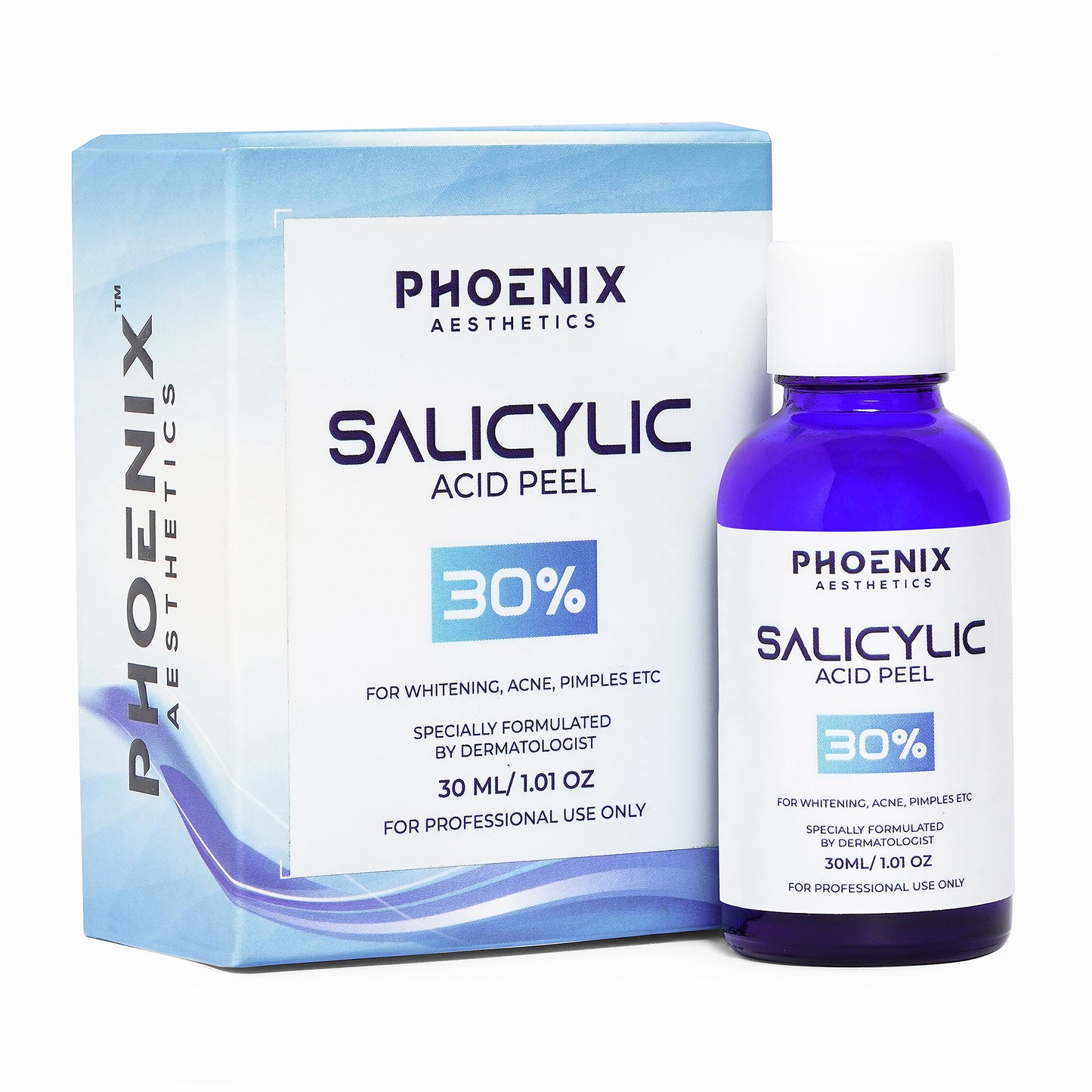 SALICYLIC PEEL 30% – Professional BHA Exfoliating Clarifying Chemical Peel (30 ml)