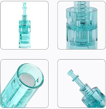 A6s Nano-Pin Microneedling Cartridge for A6s Pen Pack Of 10  – Professional Needle Tip for Skin Rejuvenation, Acne Scars & Fine Lines