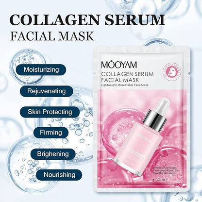 Mooyan Hydrofacial Collagen Sheet Masks | Pack of 5