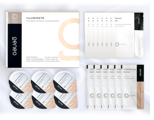 Illuminate Facial Kit for Professional Skin Brightening, Exfoliation, Oxygenation and Rejuvenation – Advanced Dermatology Consumables for Clinics & Salons
