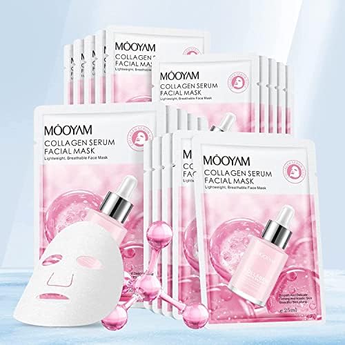 Hydrofacial Collagen Sheet Masks | Pack of 5