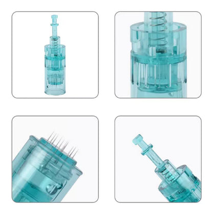 A6s 16-Pin Microneedling Cartridge for A6s Pen Pack Of 10  – Professional Needle Tip for Skin Rejuvenation, Acne Scars & Fine Lines