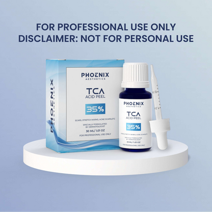 TCA Peel 35% – Professional Medium-Depth Trichloroacetic Acid Exfoliating Rejuvenating Chemical Peel (30 ml)