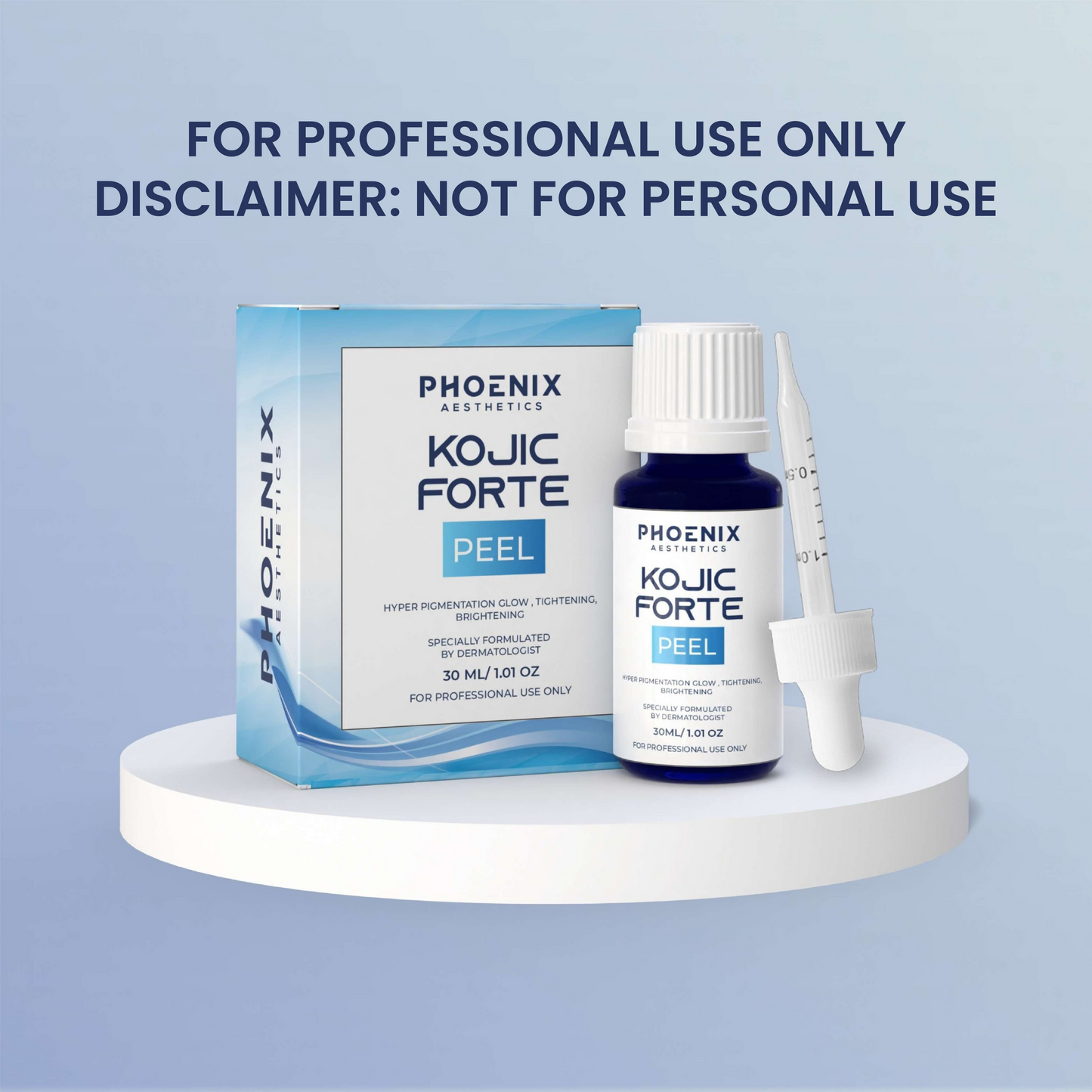 KOJIC FORTE PEEL – Professional Skin Brightening Pigment Correction Chemical Peel (30 ml)