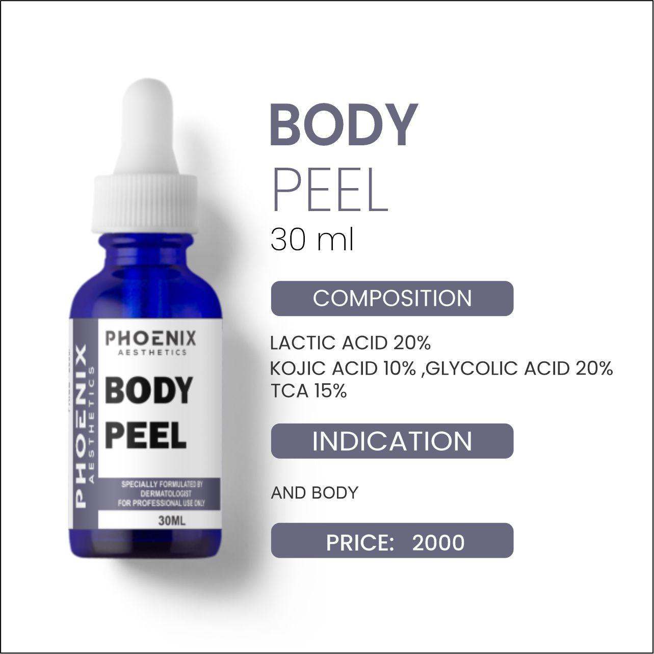 BODY PEEL, 30ml
