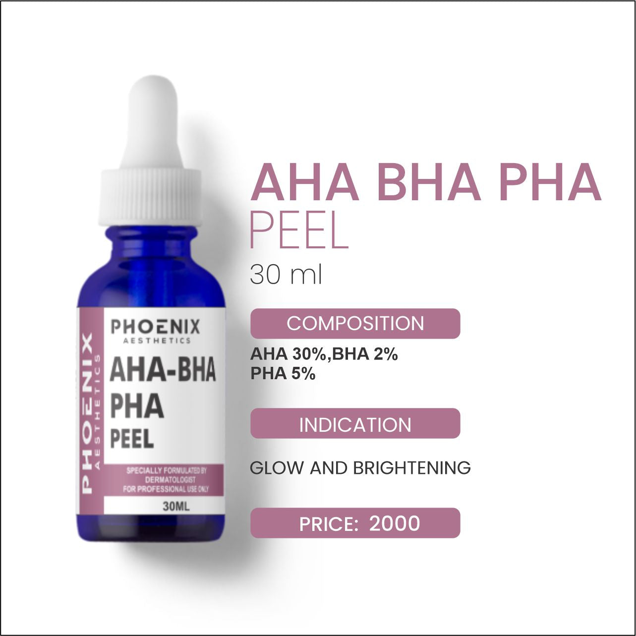 AHA BHA PHA, Peel 30 ml
