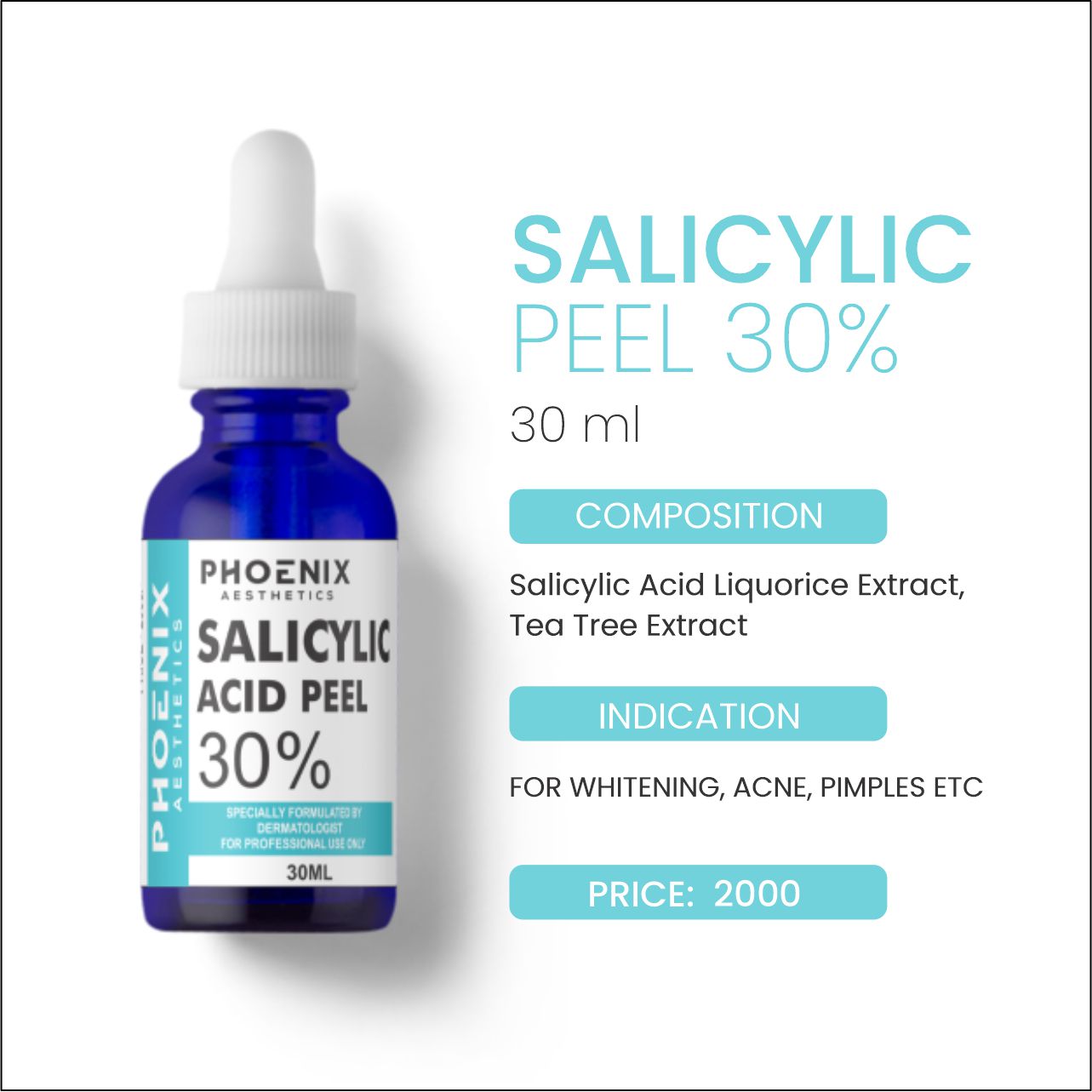 SALICYLIC PEEL 30%, 30 ML