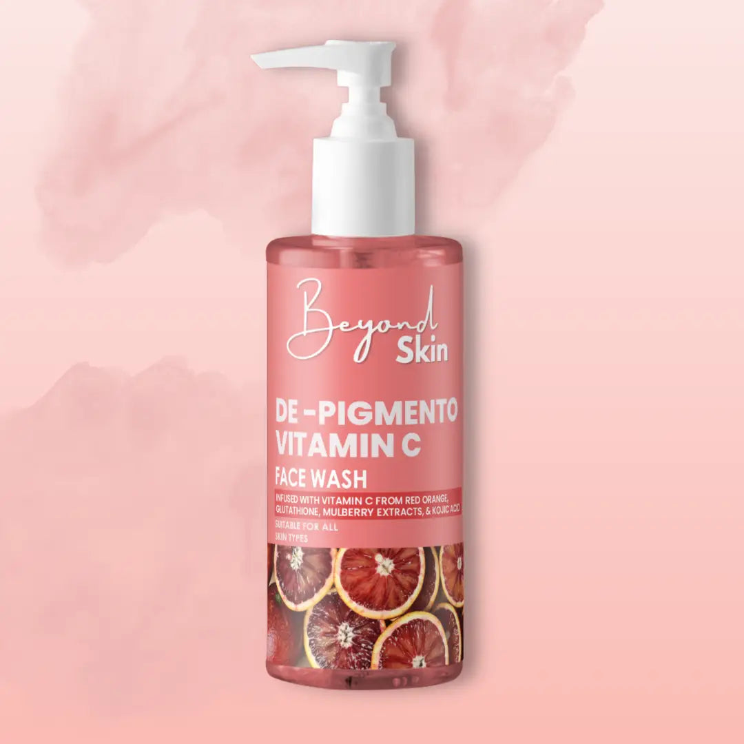 De- Pigmento Vitamin C Blood Orange Facewash | For Pigmentation , Tanning, Glow | Best Facewash Under 399